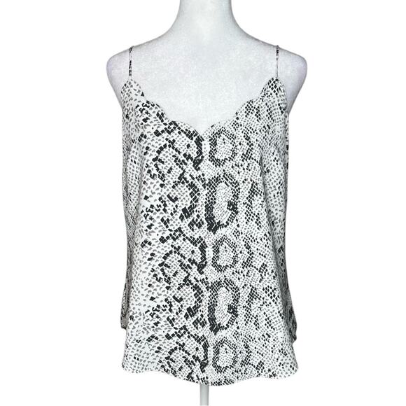 NWT J. Crew Snakeskin Print Scalloped Cami Top 10 Dressy Tank Layer Modern - Picture 3 of 10